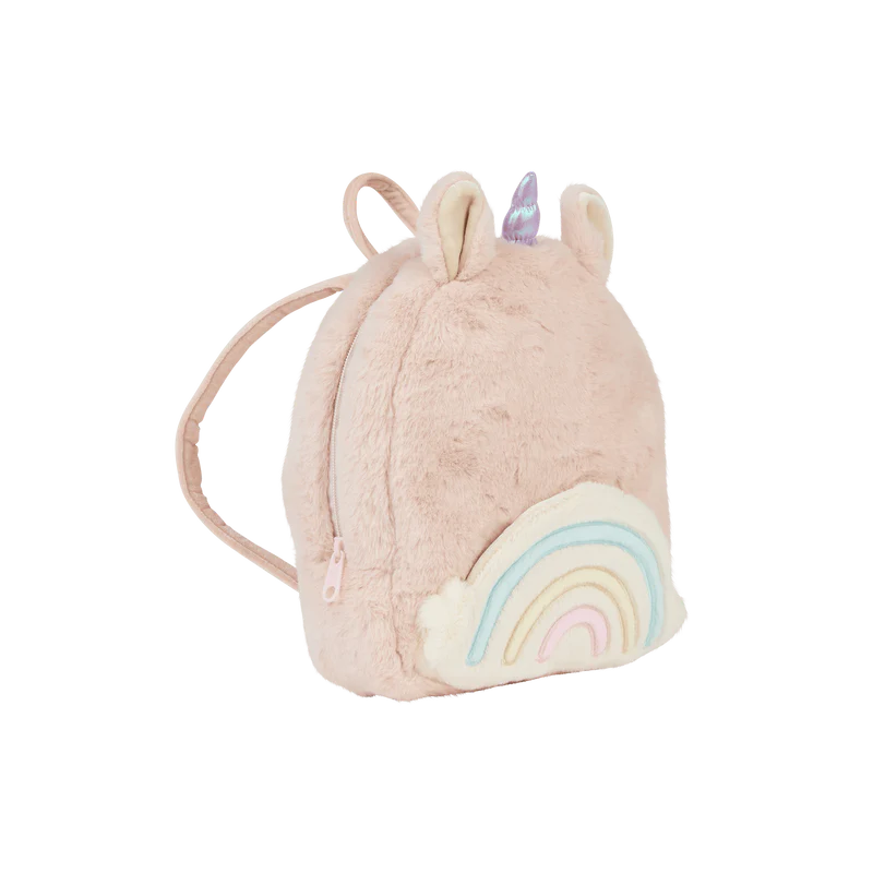 Olli Ella Hopalong Unicorn Backpack Pink