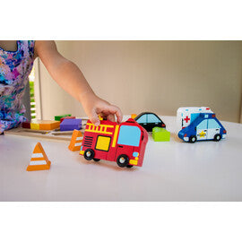 Kiddie Connect Vehicle Puzzle with Magnets