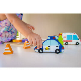 Kiddie Connect Vehicle Puzzle with Magnets