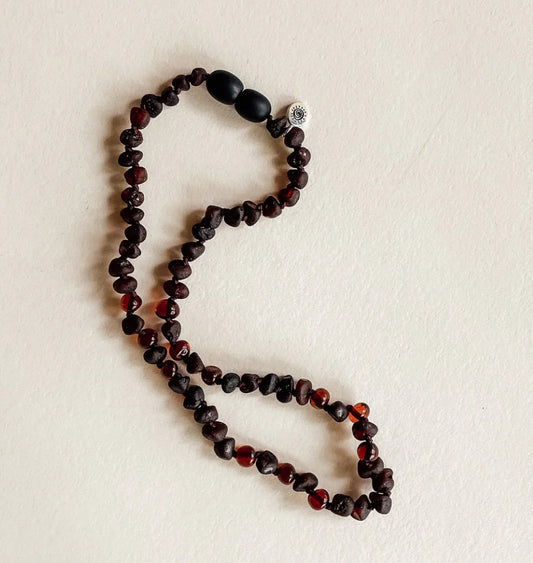 SeedsoftheSun - Amber Necklace Starseed/Dark Cherry