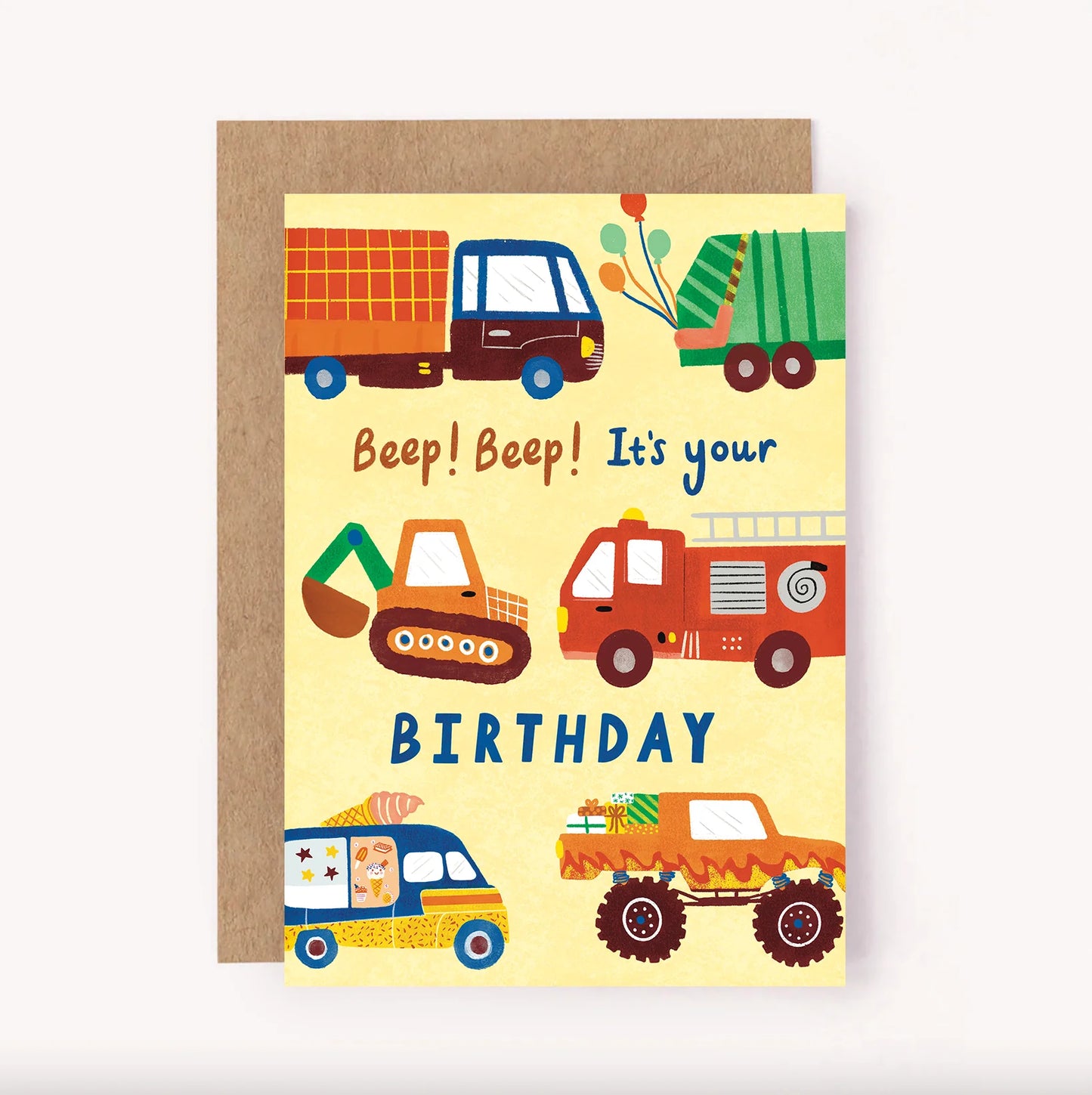 Lauren Sisson Studio Beep Beep Its your Birthday Card