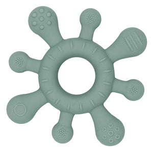 Playground Silicone Splash Teething Wheel Sage