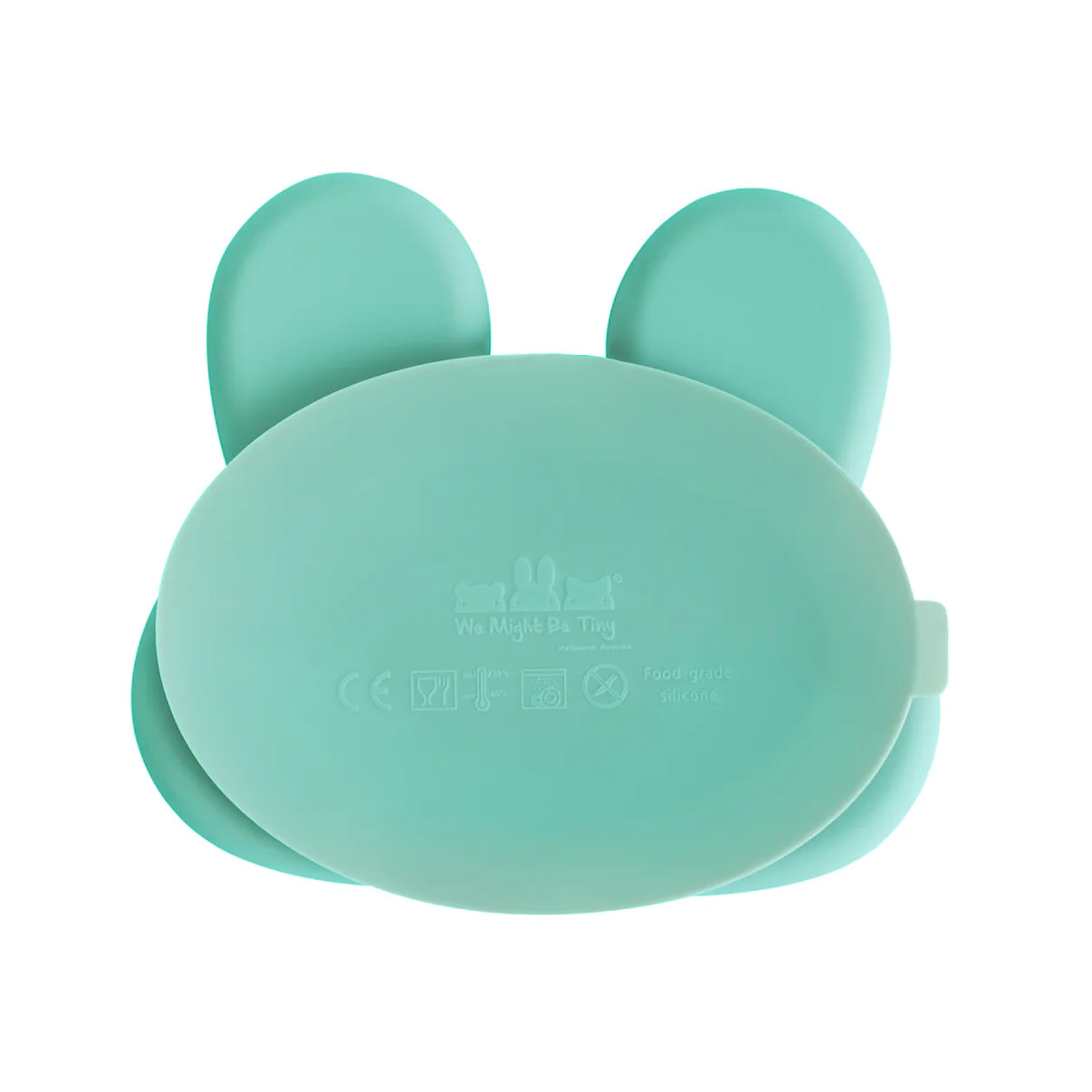 We Might Be Tiny Bear Stickie Plate Mint