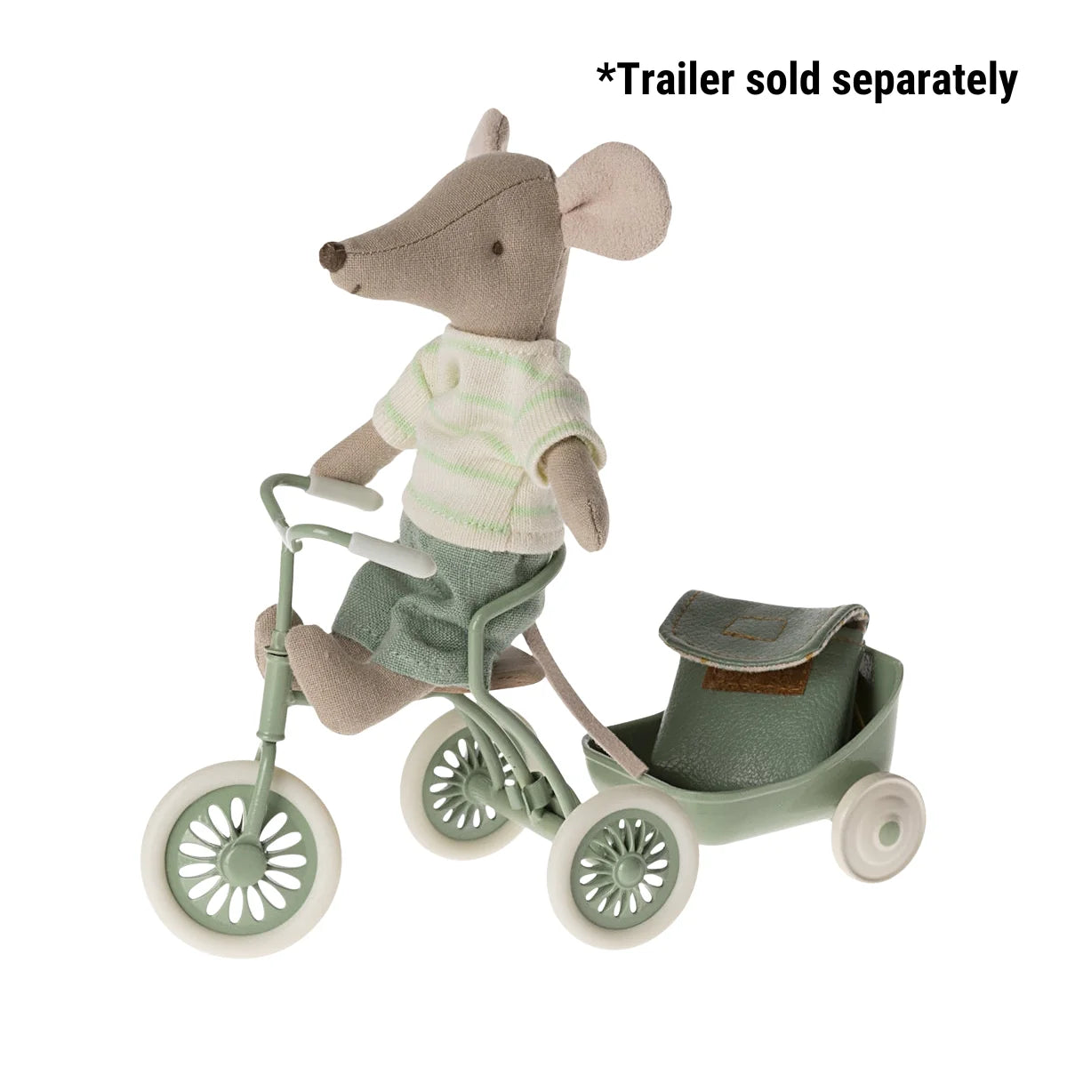 Maileg Tricycle Mouse Green