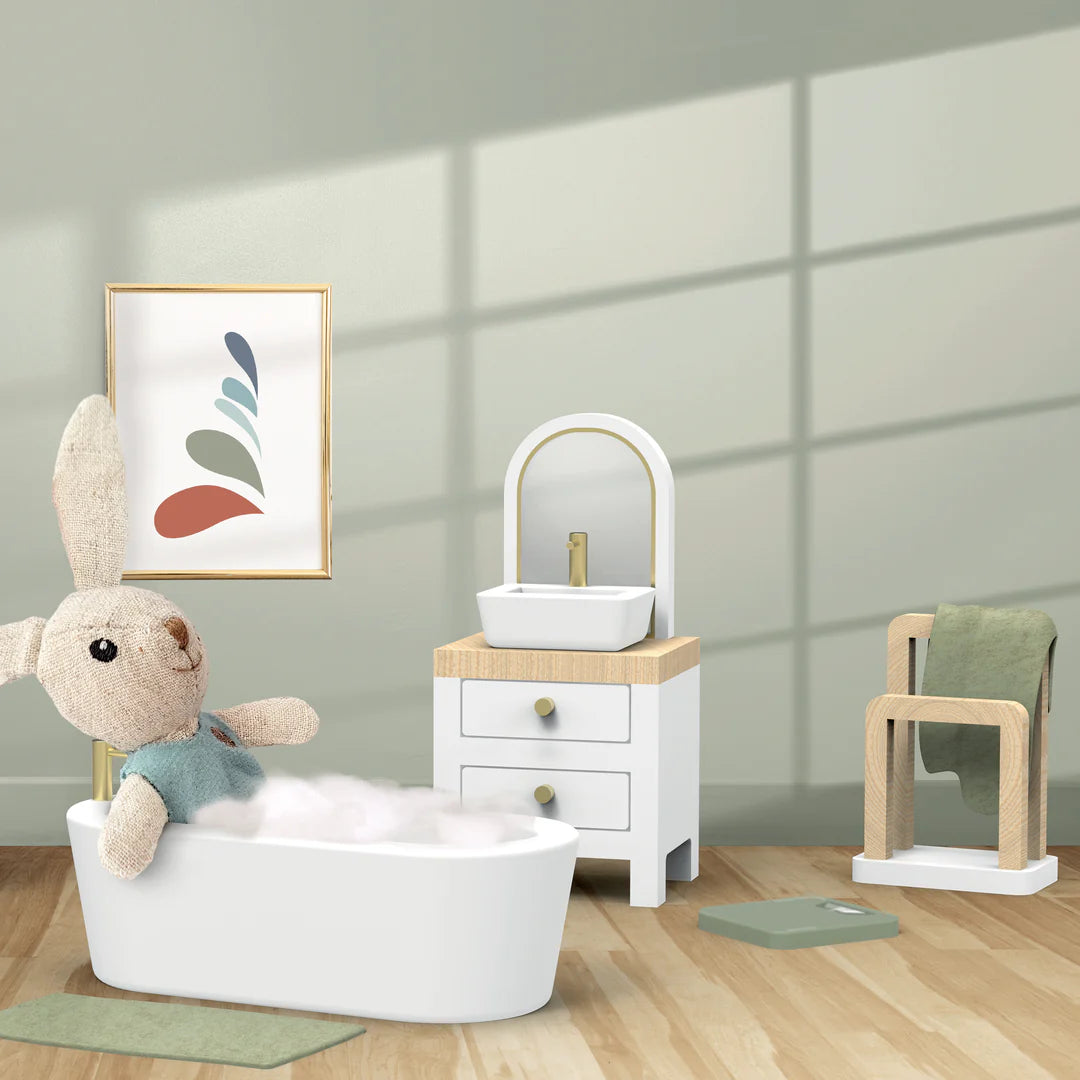 Speedy Monkey Doll House - Bathroom + Character