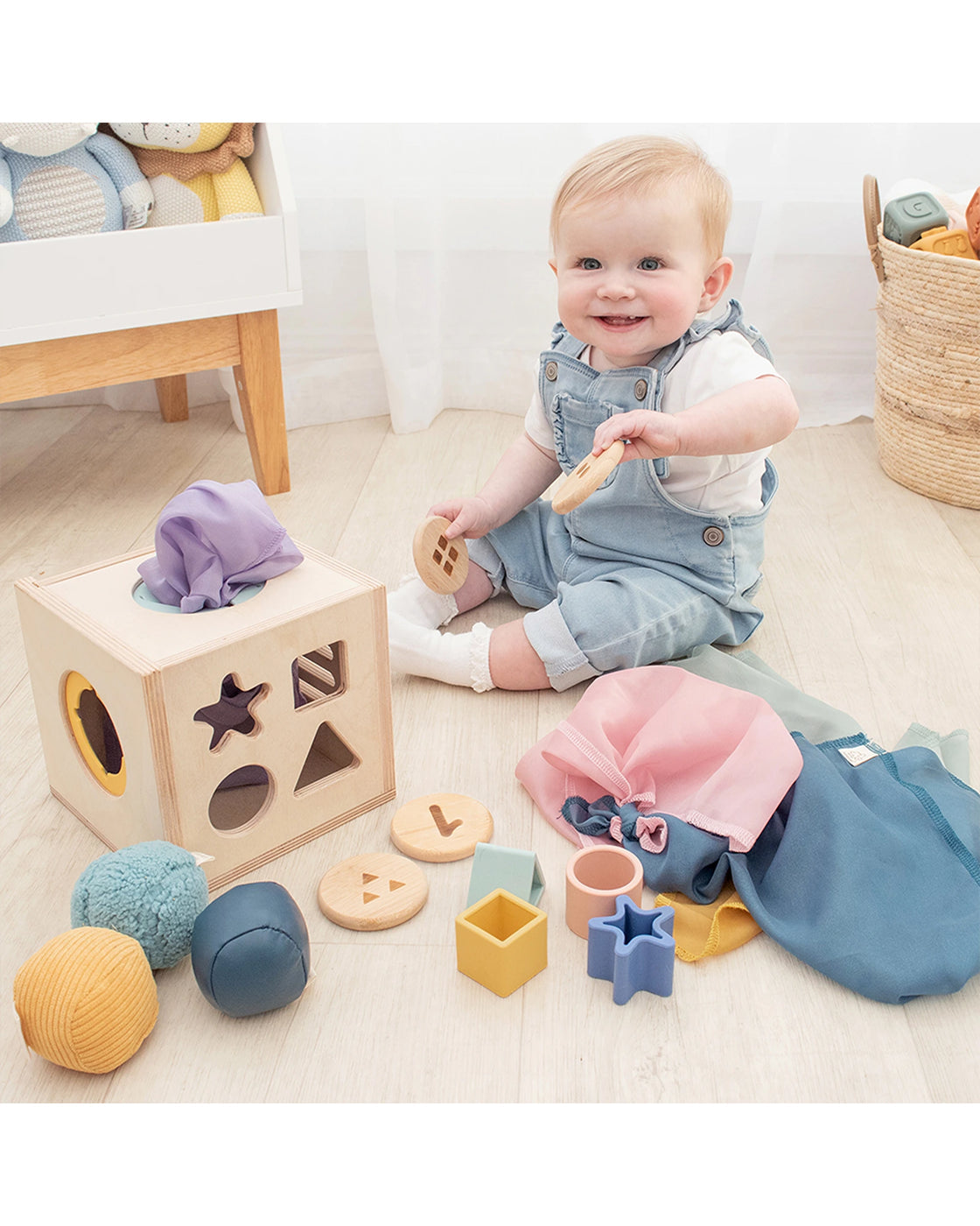 Playground 4-in-1 Sensory Learning Cube