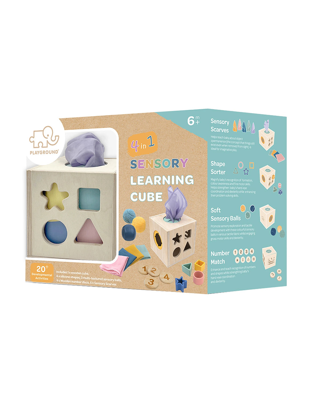 Playground 4-in-1 Sensory Learning Cube