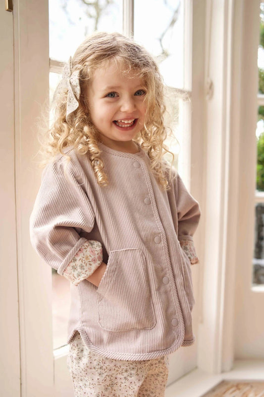 Jamie Kay Esther Corduroy Jacket - Violet Tint/Fifi Violet