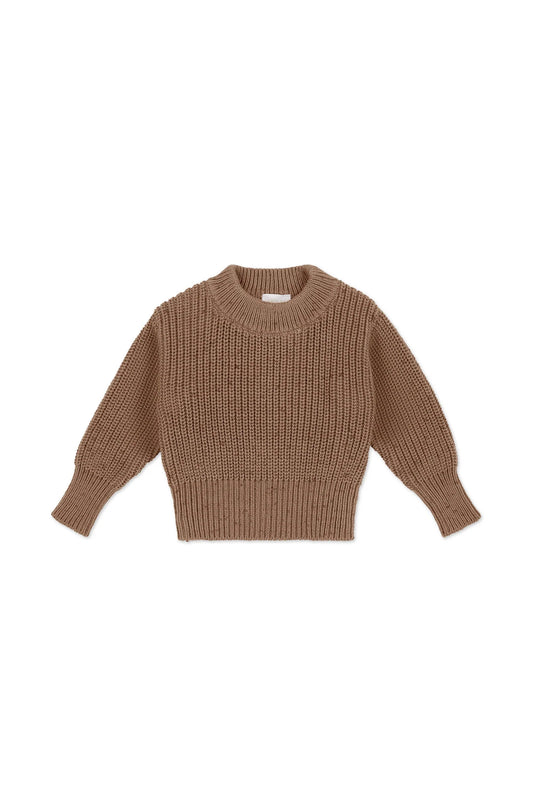 Jamie Kay Leon Knit Jumper - Tiger Fleck
