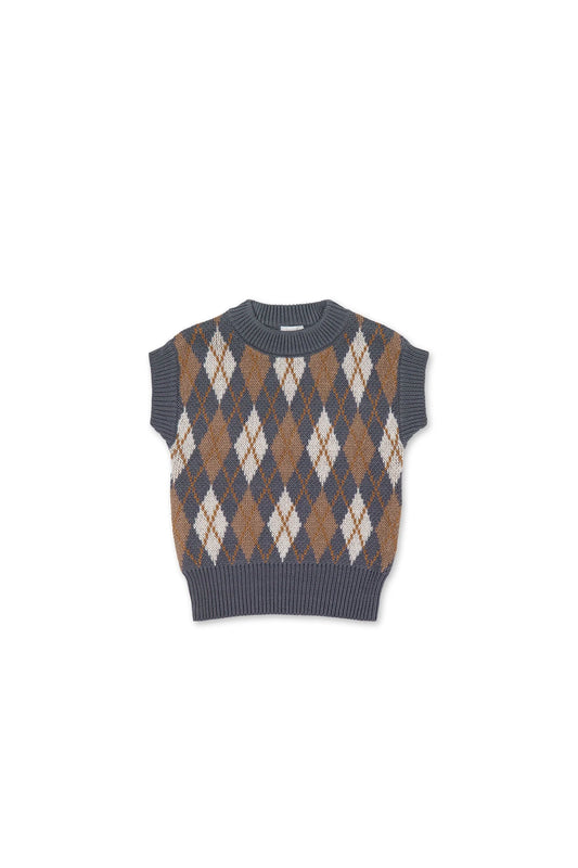 Jamie Kay Marcus Knit Vest - Jacquard Artic