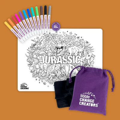 Little Change Creators - Re Fun Able Colouring Sets Jurassic