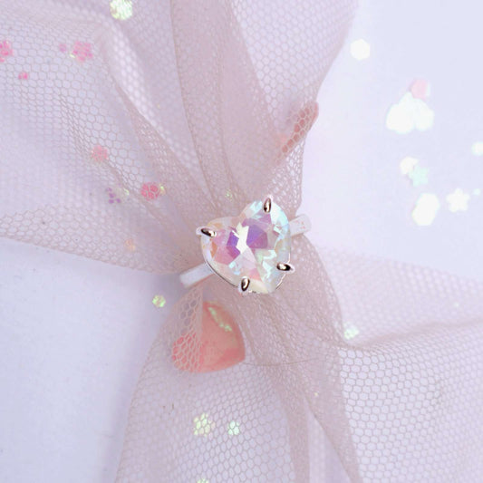 Lauren Hinkley Heart of the Ocean Sparkle Ring with Box