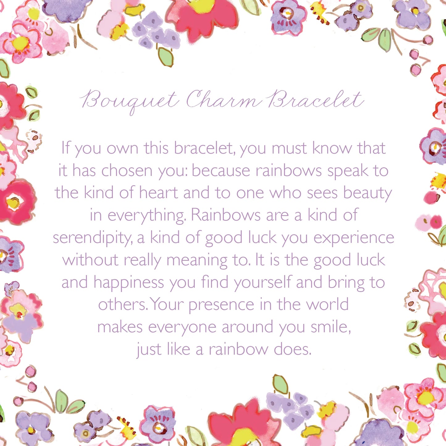 Lauren Hinkley Petite Fleur Bouquet Charm Bracelet
