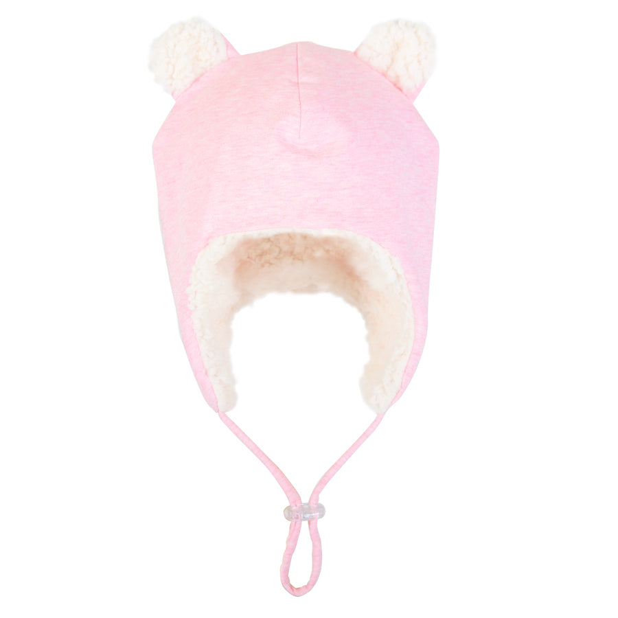 Bedhead hats Fleecy Teddy Baby Beanie Pink
