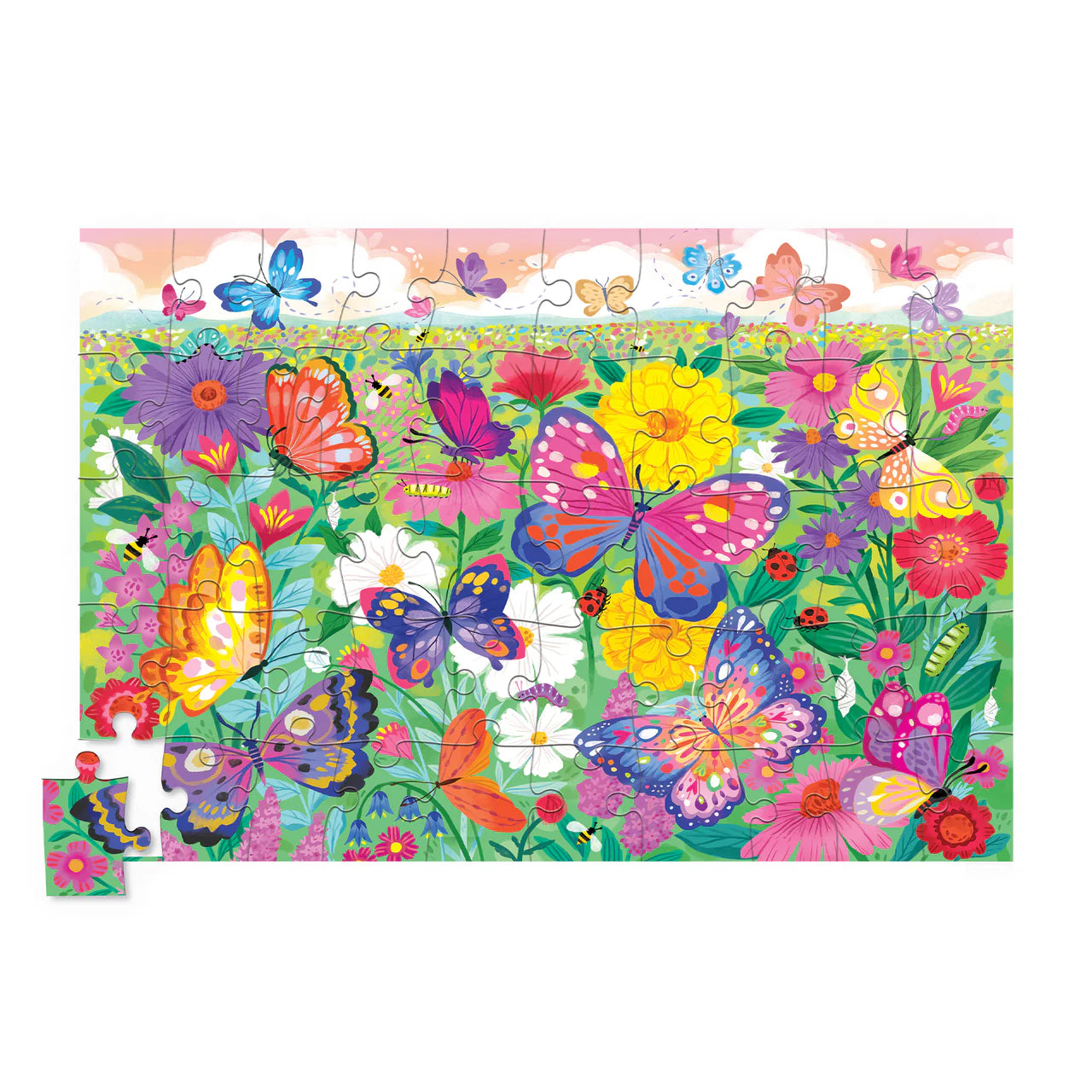 Crocodile Creek Holographic Butterfly Garden 50pce