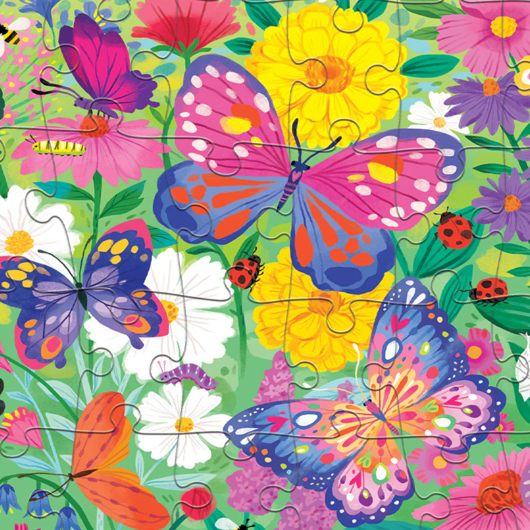 Crocodile Creek Holographic Butterfly Garden 50pce