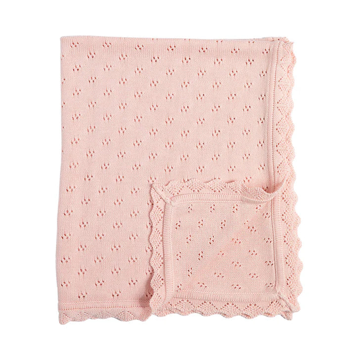 Baby Blanket Bamboo/Cotton Heirloom Blush