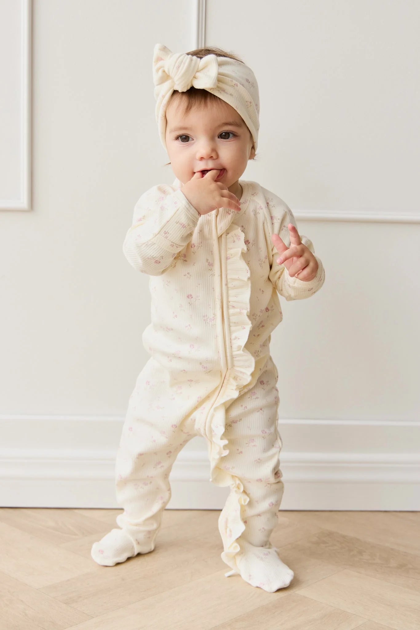 Jamie Kay Organic Cotton Melanie One Piece Caroline Egret