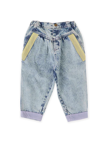Goldie + Ace Pastel Pop Nora Denim Pant  Light Denim
