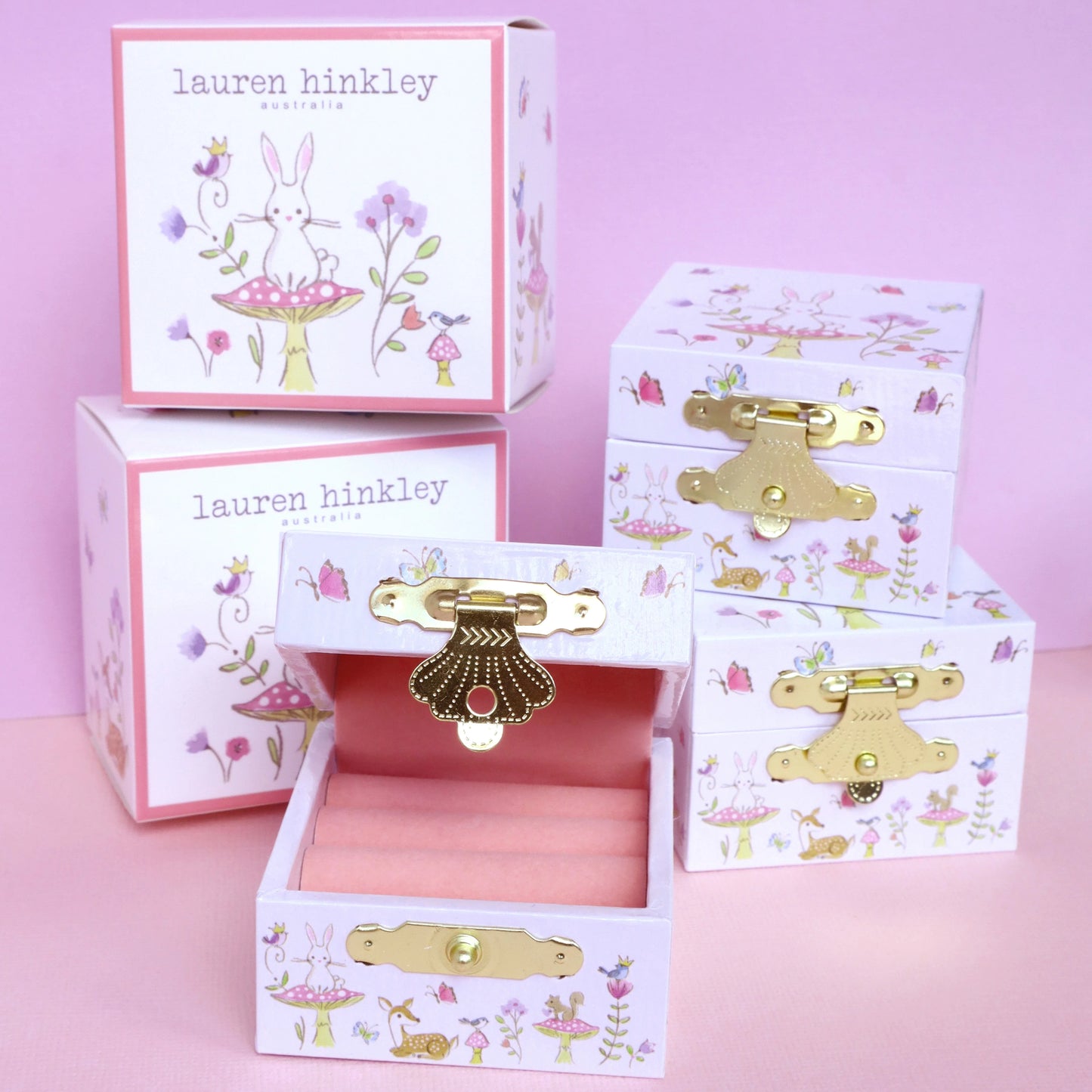 Lauren Hinkley Tea Party Bunny Earrings + Bunny Box