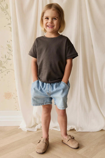 Jamie Kay Organic Cotton Reid Denim Short Antique Blue