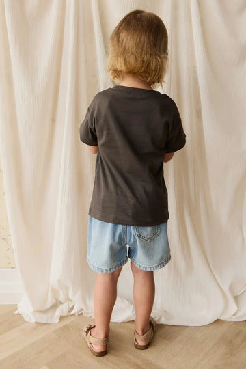 Jamie Kay Organic Cotton Reid Denim Short Antique Blue
