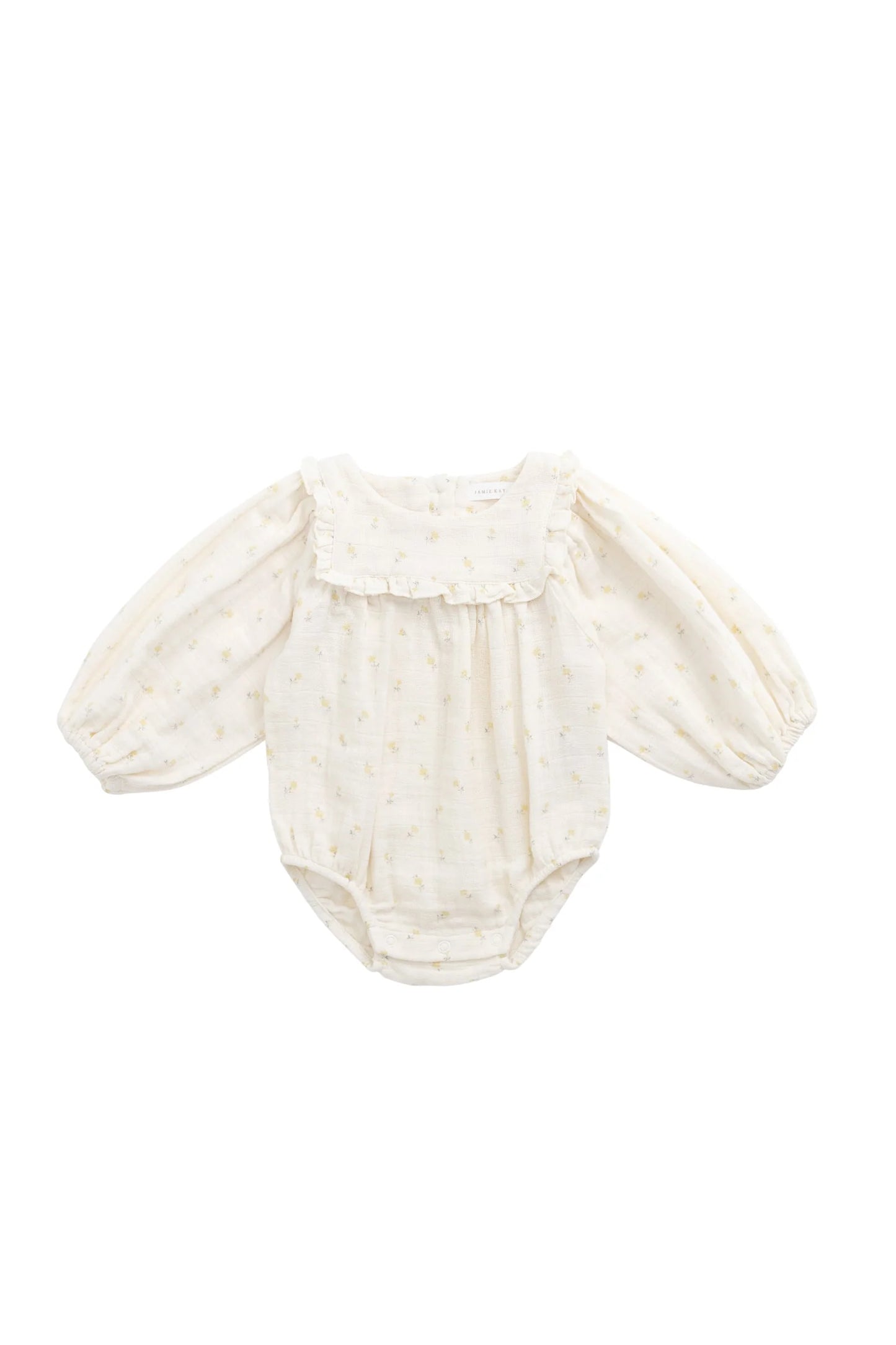 Jamie Kay Organic Cotton Muslin Frances Playsuit Nina Watercolour Floral