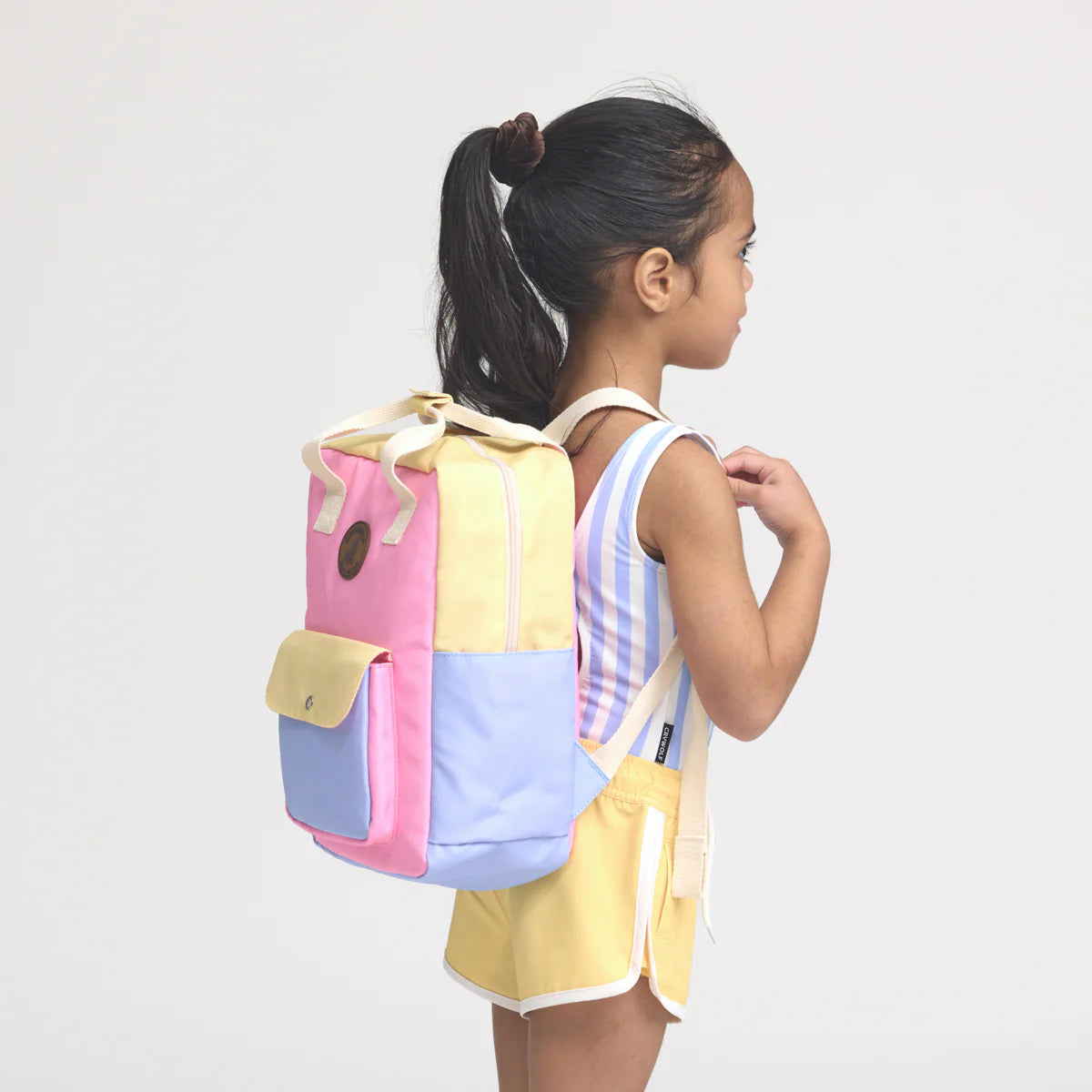 Crywolf Mini Backpack Pop Colourblock