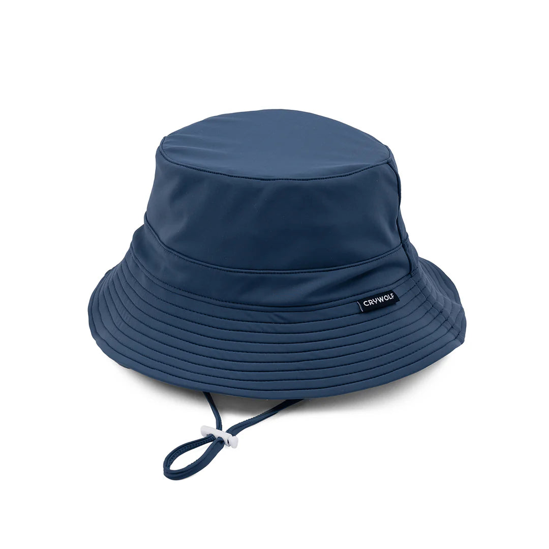 Crywolf Swim Bucket Hat Navy
