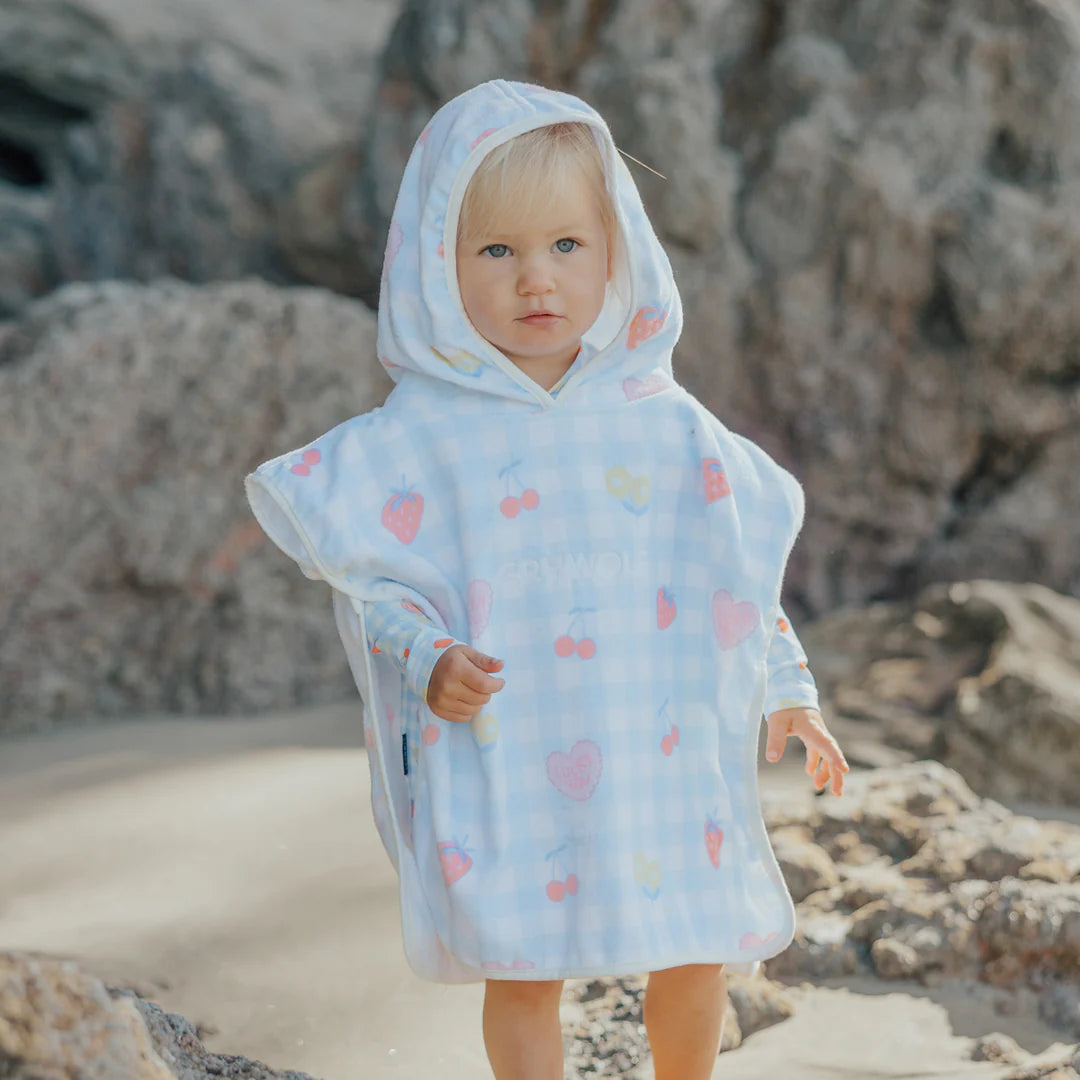 Crywolf Swimwear Baby Hooded Towel Lucky Picnic One size