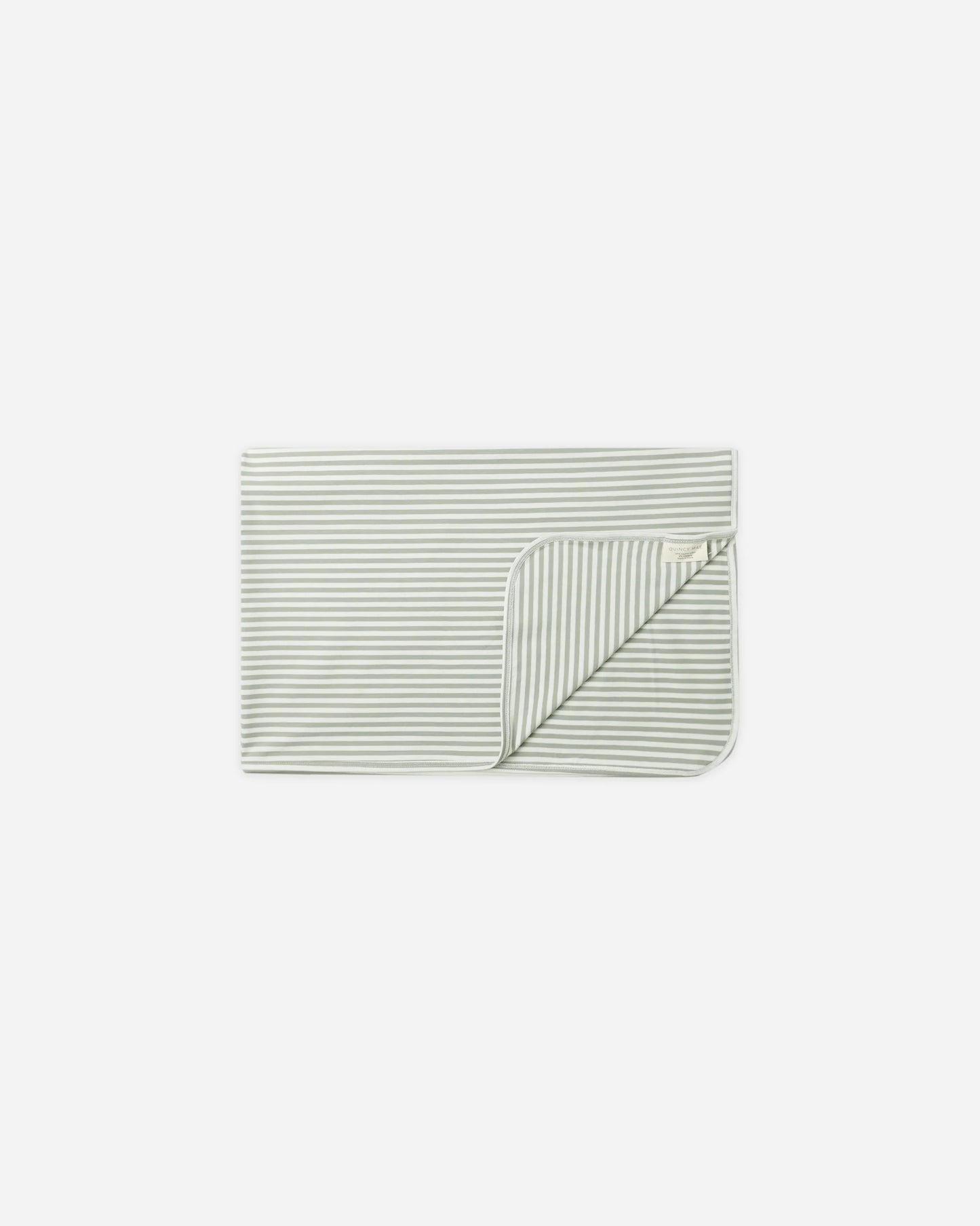 Quincy Mae Swaddle Bamboo Baby Fern Stripe