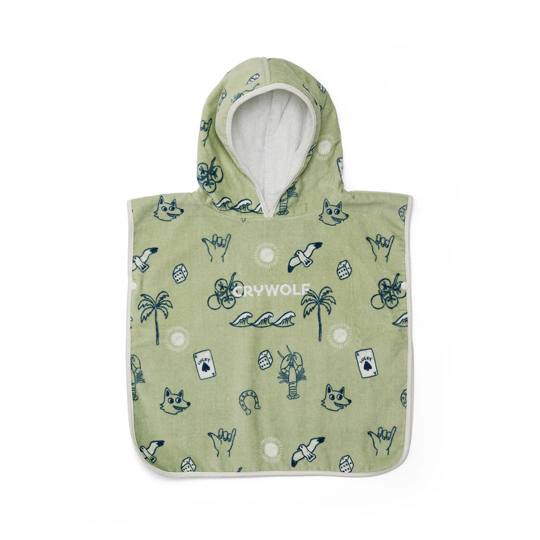 Crywolf Swimwear Baby Hooded Towel Lucky Days One size