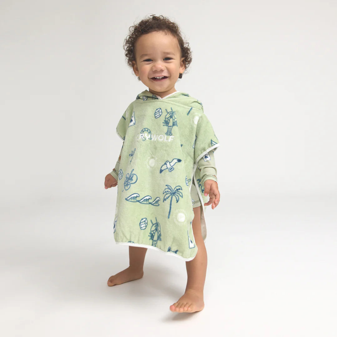 Crywolf Swimwear Baby Hooded Towel Lucky Days One size