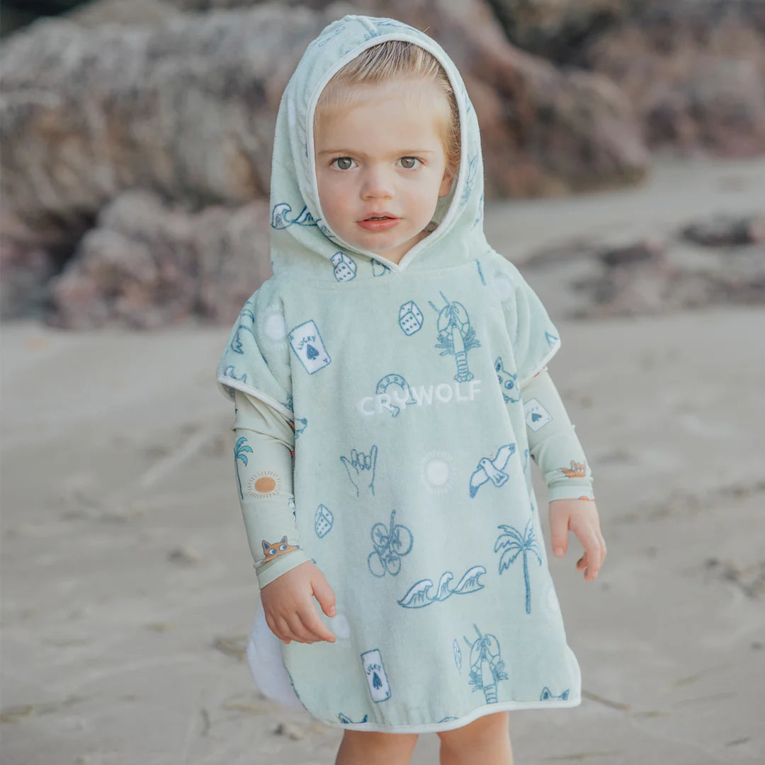 Crywolf Swimwear Baby Hooded Towel Lucky Days One size