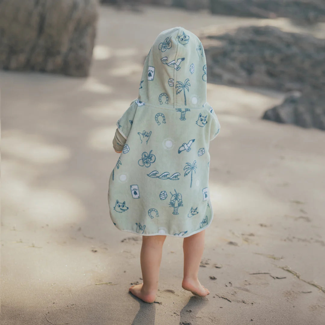 Crywolf Swimwear Baby Hooded Towel Lucky Days One size