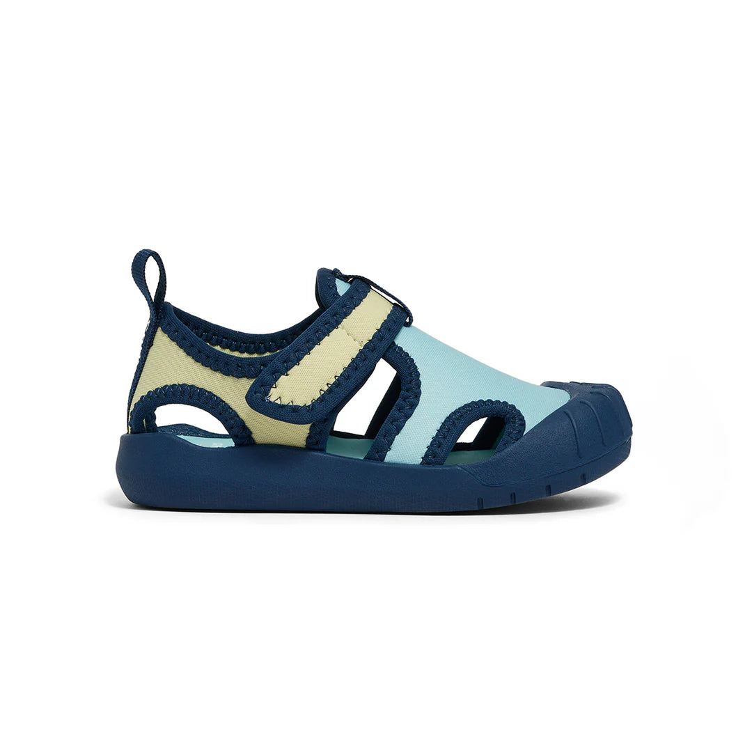 Crywolf Swimwear Summer Range Aqua Sandal Ocean Colourblock