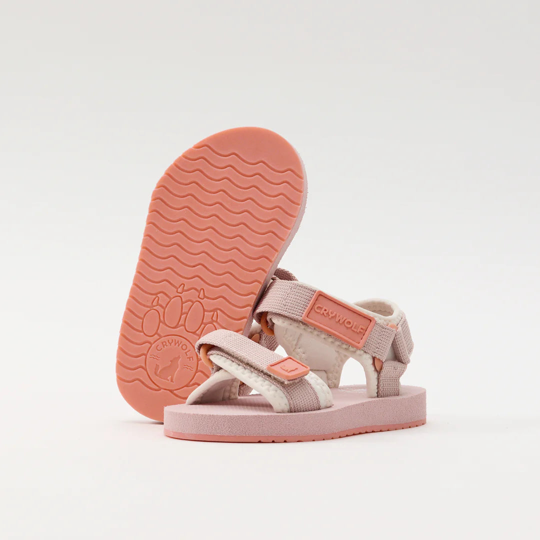 Crywolf Swimwear Summer Range Beach Sandal - Blush Pop