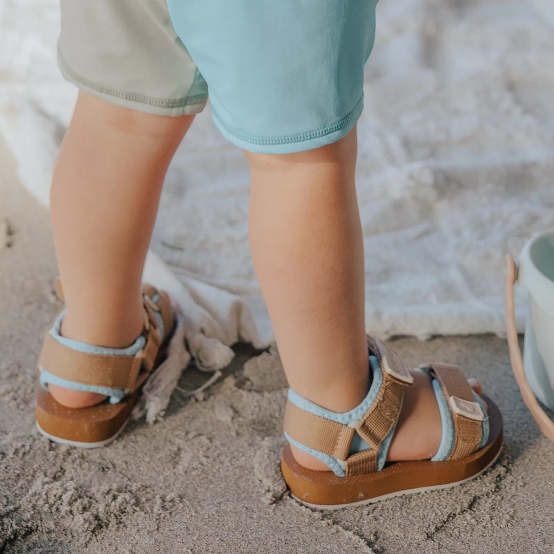 Crywolf Swimwear Summer Range Beach Sandal - Sand & Sky
