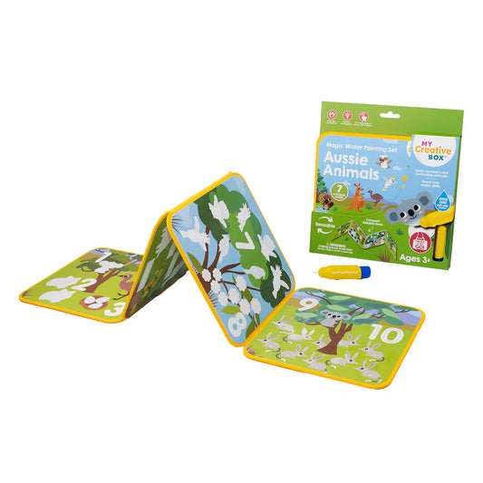 My Creative Box - Magic Water Painting Set Aussie Animals