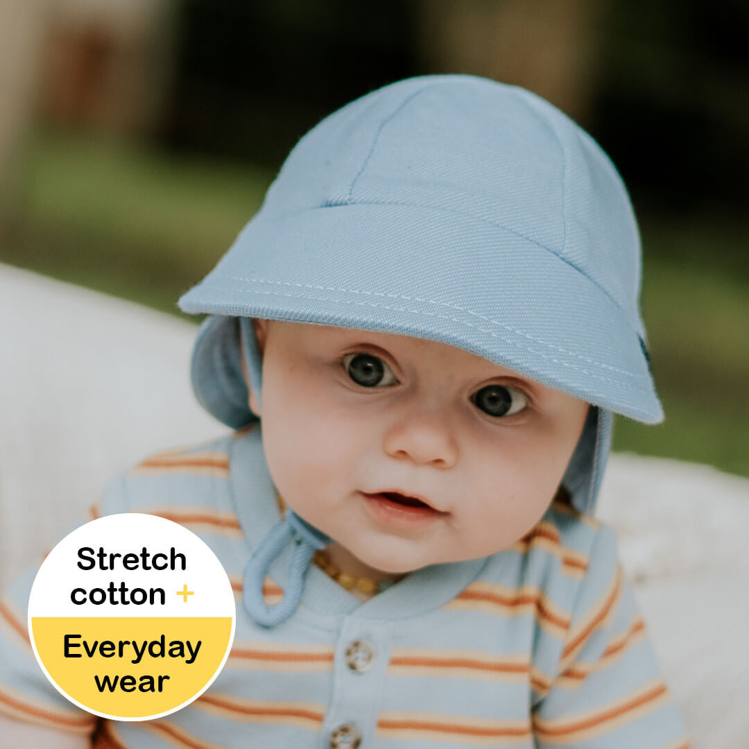 Bedhead hats Legionnaire Hat with Strap - Chambray Sun-safety, comfort and style at it best!