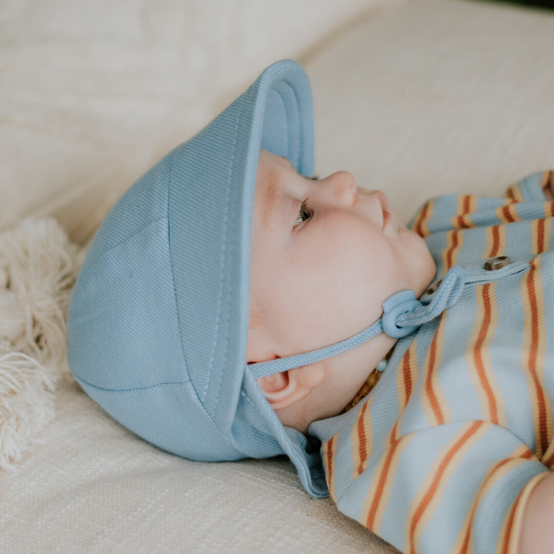 Bedhead hats Legionnaire Hat with Strap - Chambray Sun-safety, comfort and style at it best!