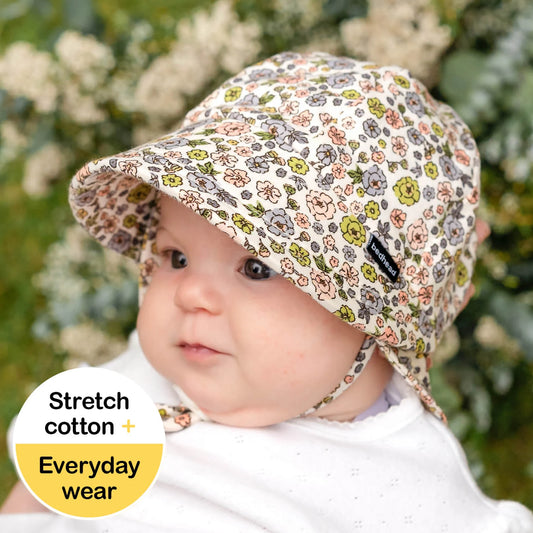 Bedhead hats Legionnaire Hat with Strap - Floret Sun-safety, comfort and style at it best!