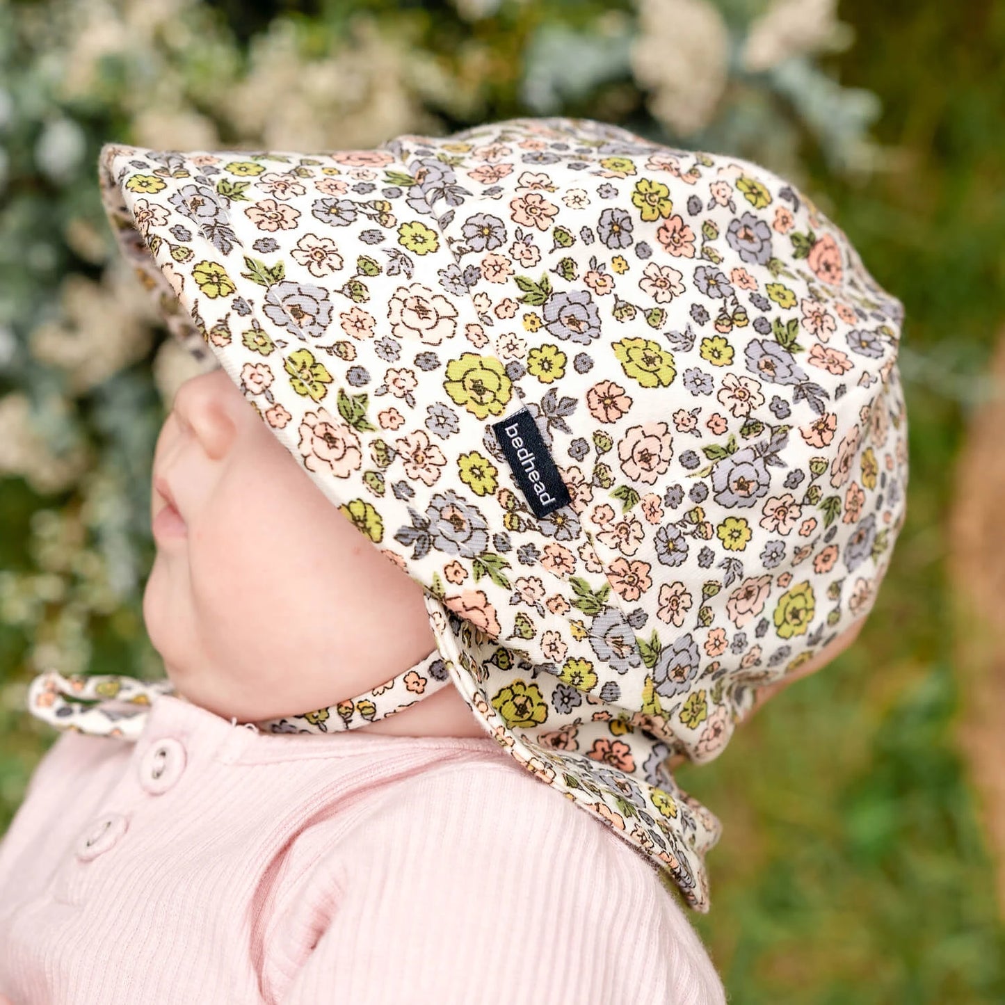 Bedhead hats Legionnaire Hat with Strap - Floret Sun-safety, comfort and style at it best!