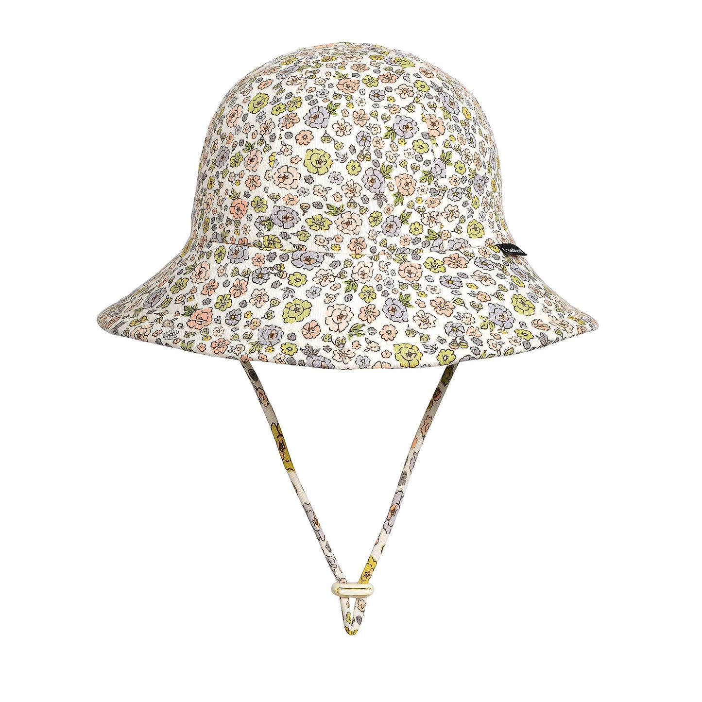 Bedhead hats Toddler Bucket Hat Floret - UPF50+ Stretch Comfort Anti-flop Brim