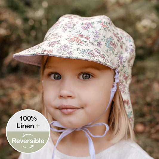 Bedhead hats 'Lounger' Flap Sun Hat - Laura / Viola