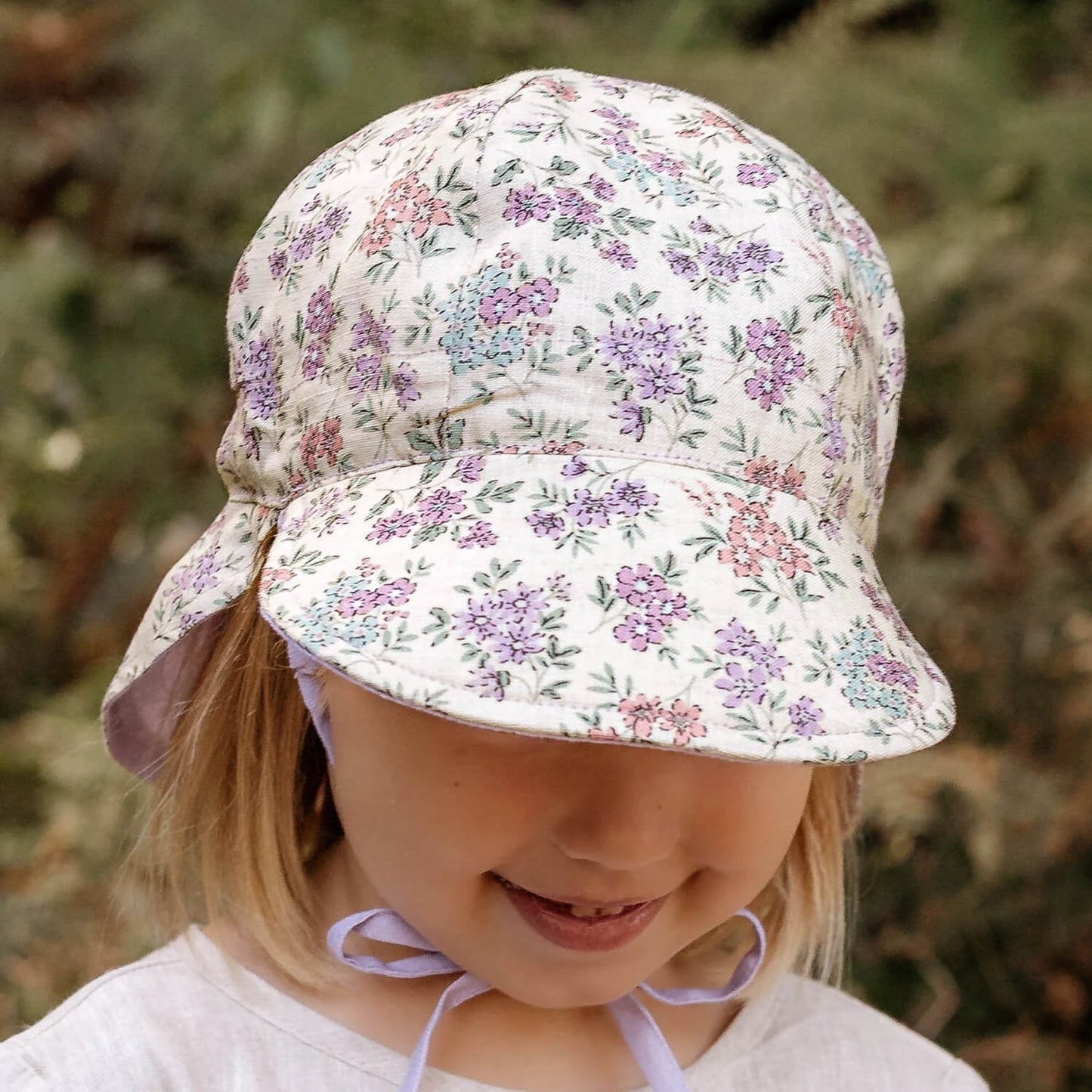 Bedhead hats 'Lounger' Flap Sun Hat - Laura / Viola