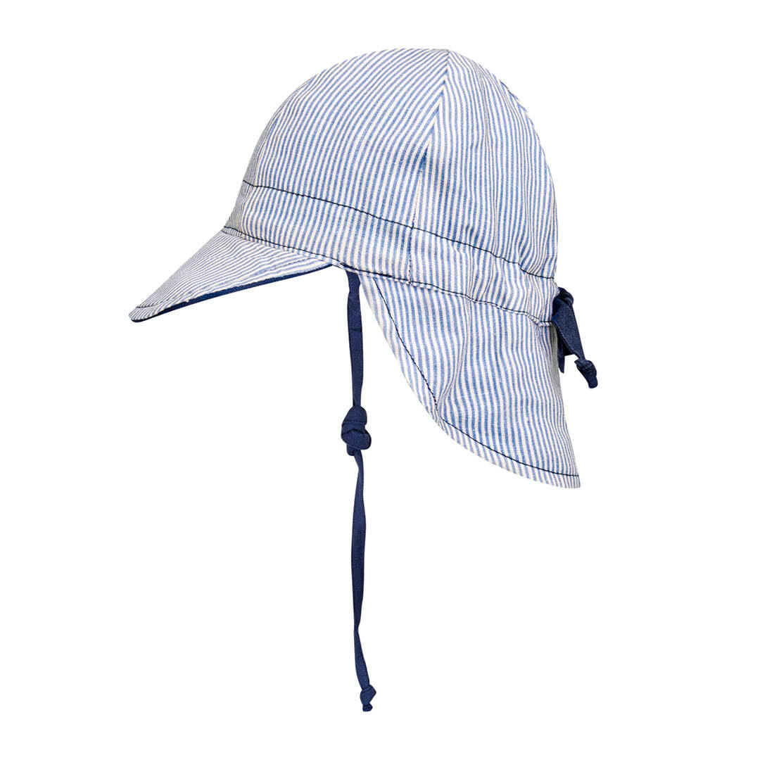 Bedhead hats 'Lounger' Flap Sun Hat - Charlie / Navy