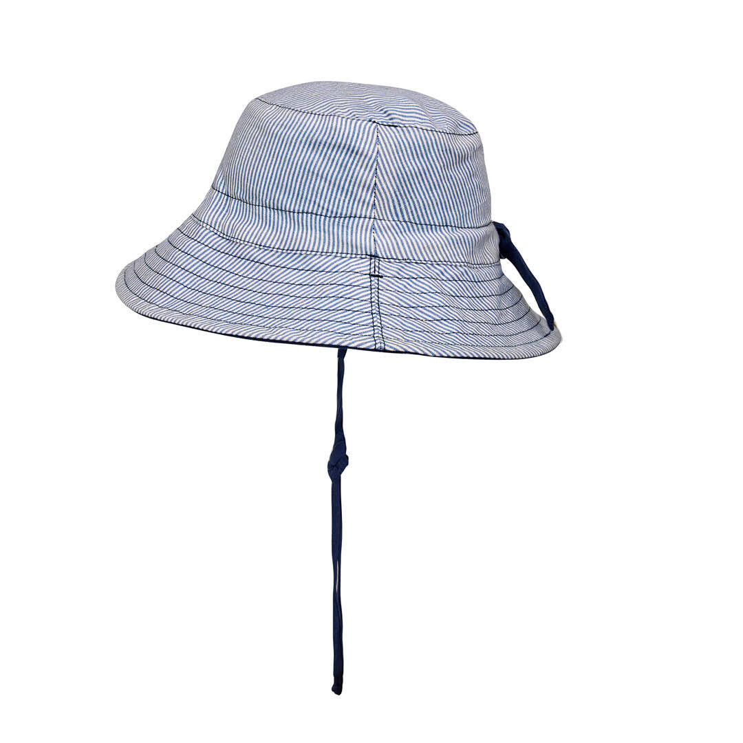 Bedhead hats 'Explorer' Classic Bucket Sun Hat - Charlie / Indigo