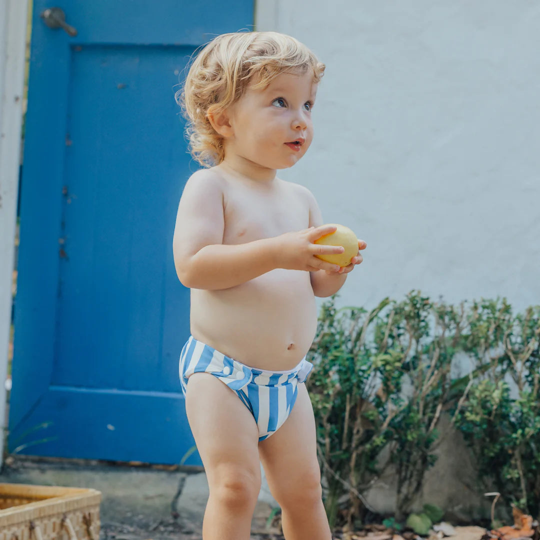 Crywolf Swimwear Re Useable Swim Nappy Deep Sea Stripe