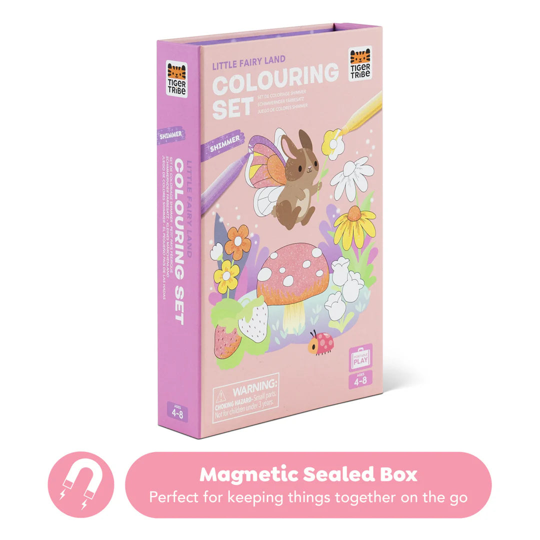 Tiger Tribe - Colouring Set Shimmer Little Fairy Land